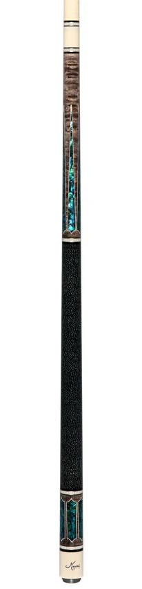 Meucci 2020 Gray - Blue Pearl - Black/White Wrap Pool Cue with Pro Shaft - 2020GYBLBKWHP - Image 6
