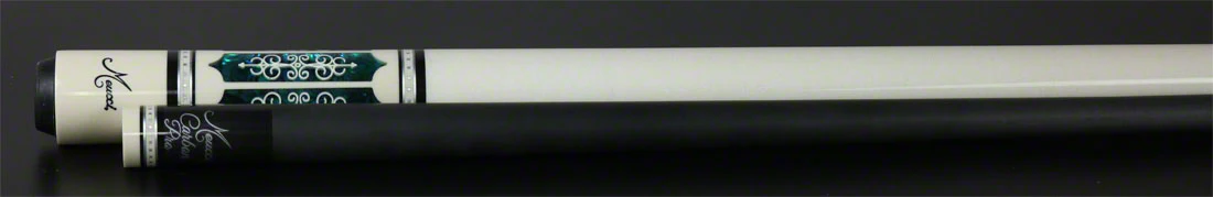 Meucci 21st Century 3 White - Blue Pearl - White Wrap Pool Cue with Carbon Pro Shaft -2103WHBLWHC - Image 4