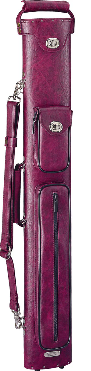 Instroke Premier Burgundy 2x3 Pool Cue Case - P2X3BUR - Image 2