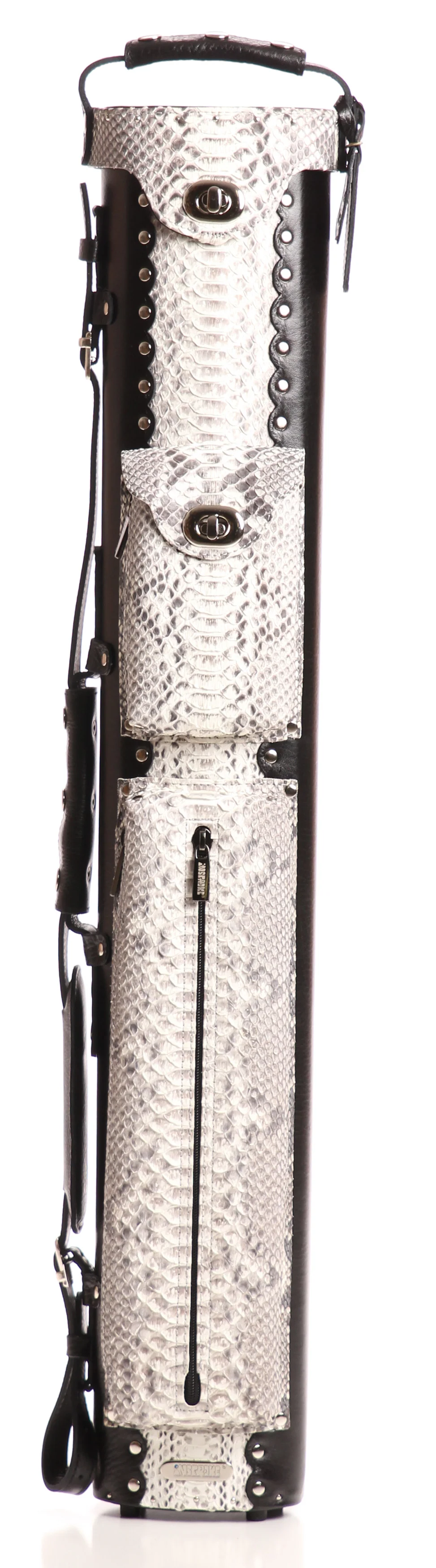 Instroke Custom Python Skin & Leather 2x4 Pool Cue Case - SPINSPYTHON24 - Image 2