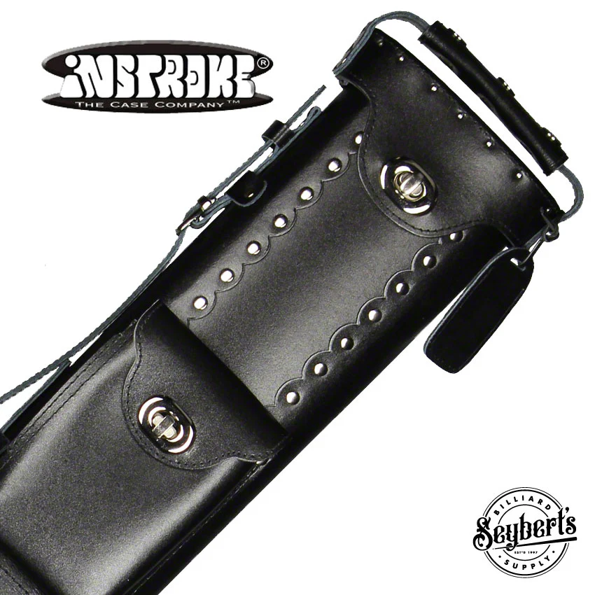Instroke Geo Black 3x7 Pool Cue Case - GEO3X7B