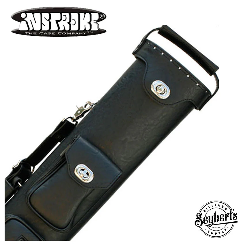 Instroke Premier Black 3x7 Pool Cue Case - P3X7B