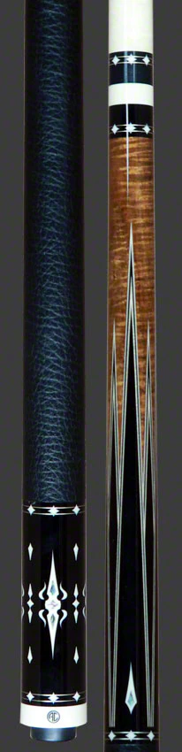 Ariel Carmeli Koa Custom 6 Point Pool Cue - Image 4