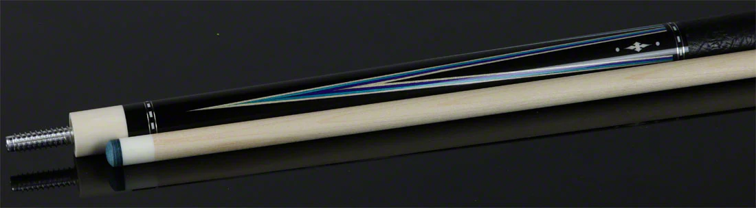Ariel Carmeli Custom 4 point Ocean Purple Pool Cue - Image 5