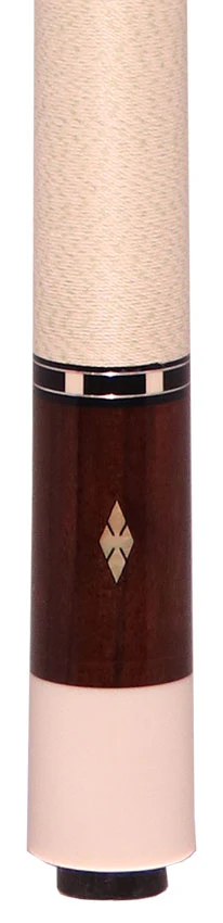 Balabushka Core Series Rosewood Forearm and Buttsleeve with Notched Diamond Inlays Pool Cue with Irish Linen Wrap - Image 4