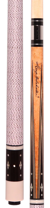 Balabushka GB Series Birdseye Maple Forearm with 4 Ebony Points and Mother of Pearl/White Shell Inays Pool Cue with Irish Linen Wrap - Image 5