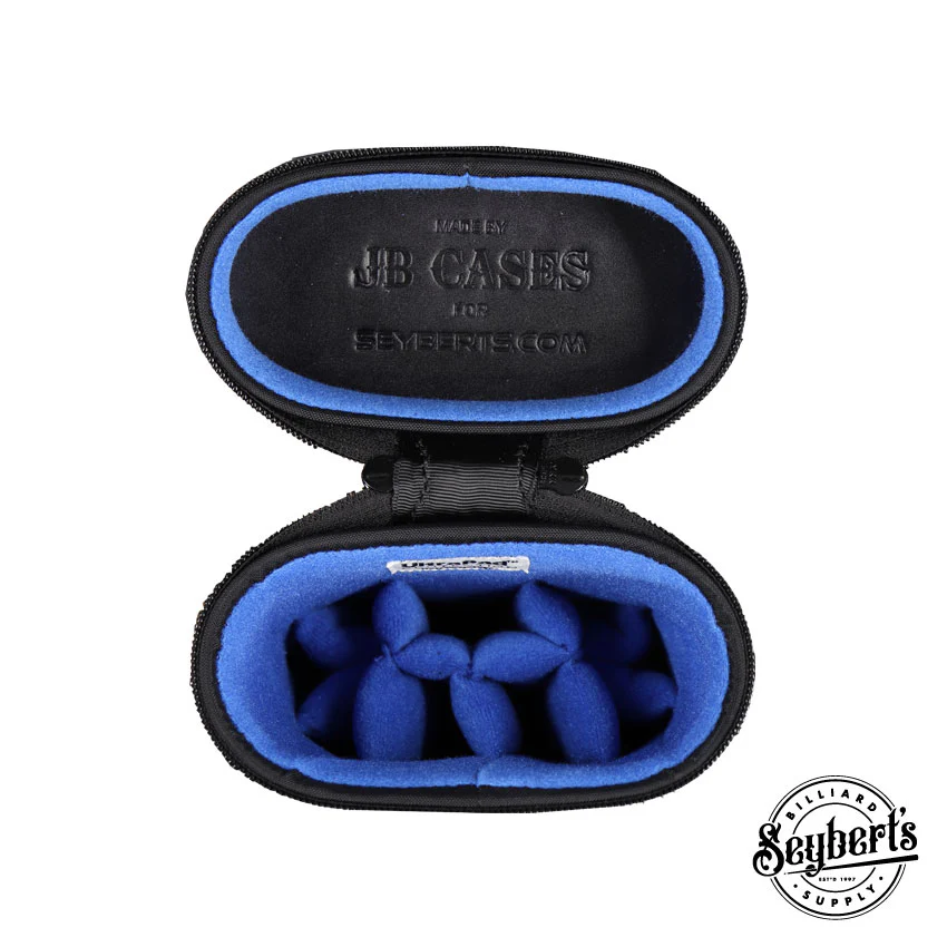JB Ultimate Rugged Black/Blue Pool Cue Case - URBKBL - Image 4