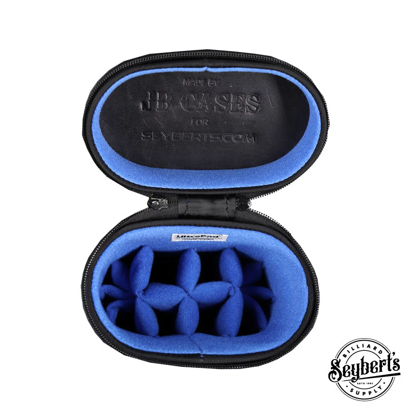 JB Ultimate Rugged Black/Blue Pool Cue Case - URBKBL - Image 5