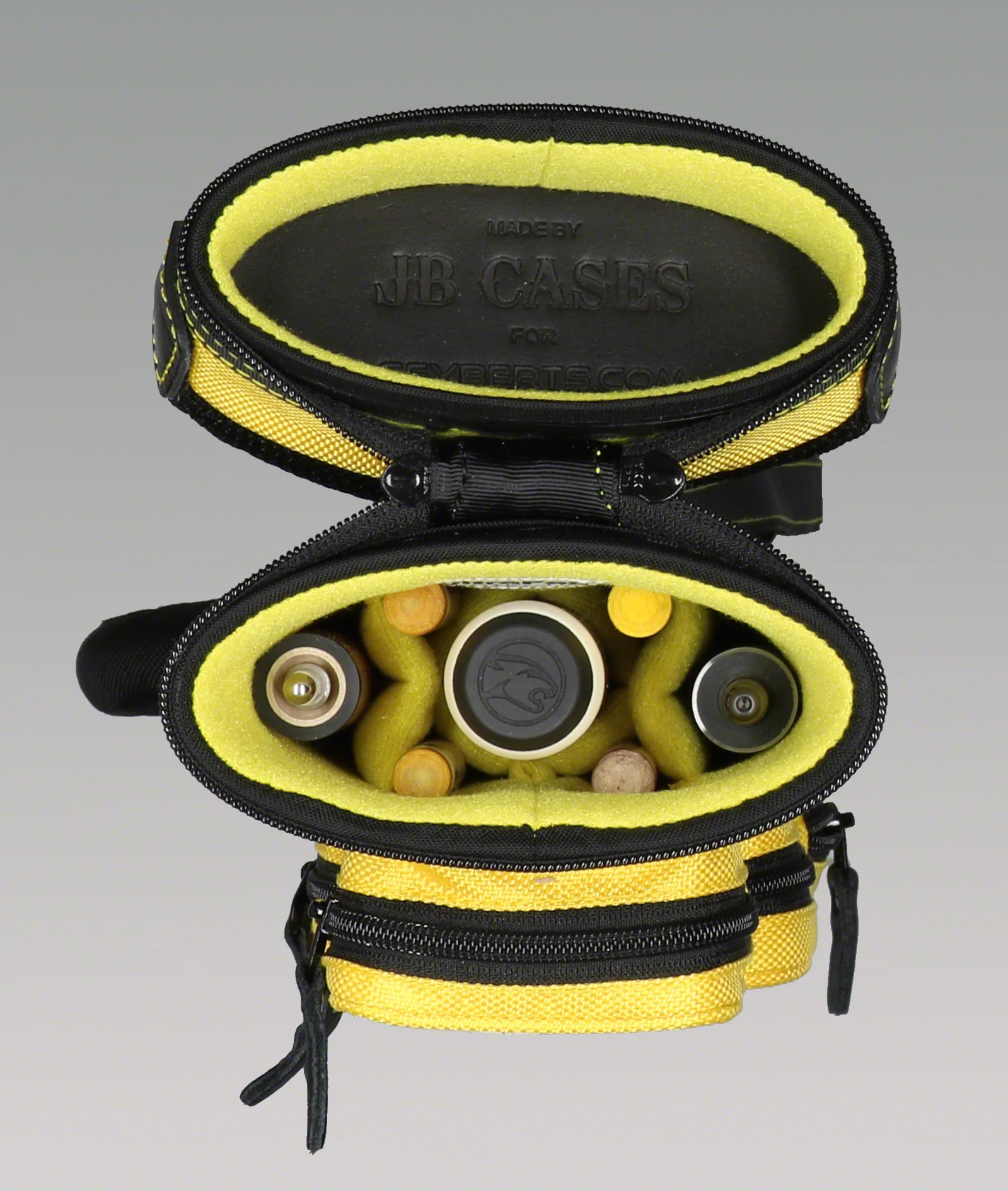 JB Ultimate Rugged Black/Gold Pool Cue Case - URBKGD - Image 4