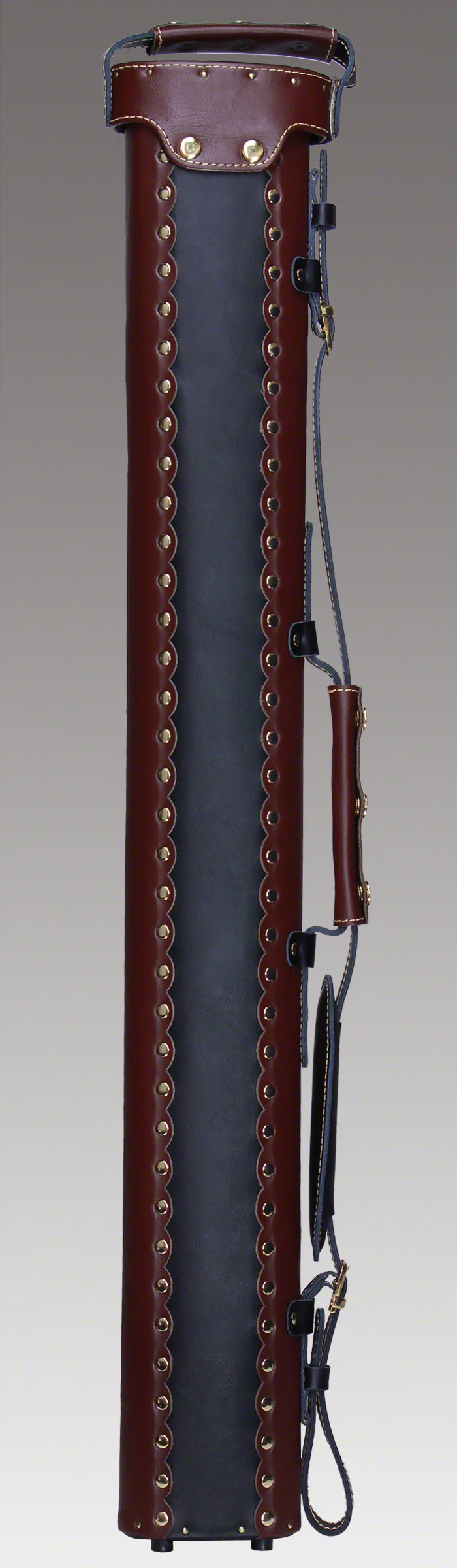 Instroke Leather Cowboy Brown/Black 3x7 Pool Cue Case - ISC37BRBK - Image 3