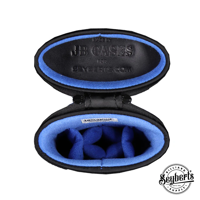 JB Ultimate Rugged Blue/Black Pool Cue Case - URBLBK - Image 4