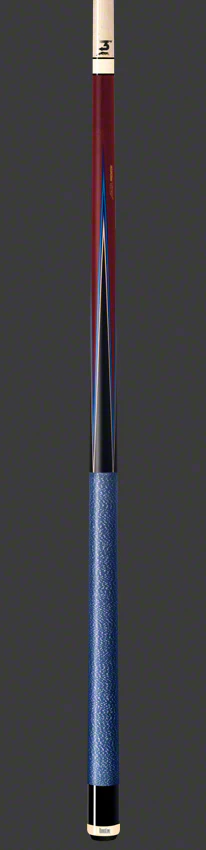 Predator 4 Point Sneaky Pete Purple Heart / Blue Points Linen Wrap Pool Cue - True Splice - Image 4