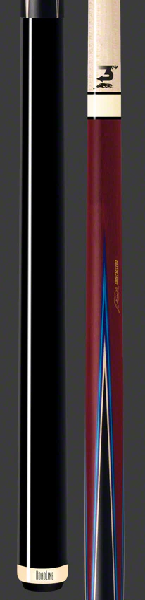 Predator 4 Point Sneaky Pete Purple Heart / Blue Points No-Wrap Pool Cue - True Splice - SP4PBNW - Image 3