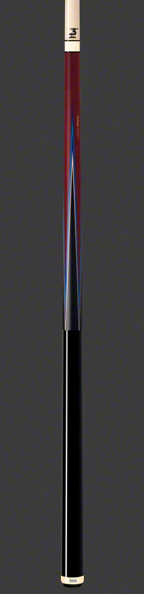 Predator 4 Point Sneaky Pete Purple Heart / Blue Points No-Wrap Pool Cue - True Splice - SP4PBNW - Image 4