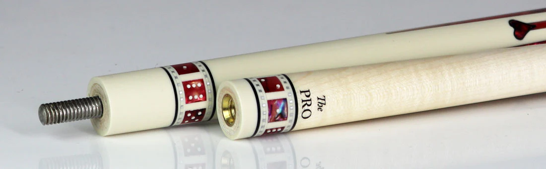 Meucci BMC Casino 9 White/Pink Pool Cue with Pro Shaft - BMC9PRO - Image 4