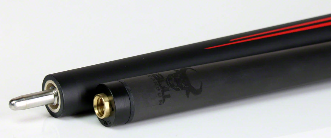 Bull Carbon Red Split Point Pool Cue with Bull Carbon Shaft - BCSP1 - Image 4