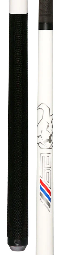 Bull Carbon Bull Breaker Pearl White Break Cue with Multi-Zone Sport Grip Wrap - Image 3