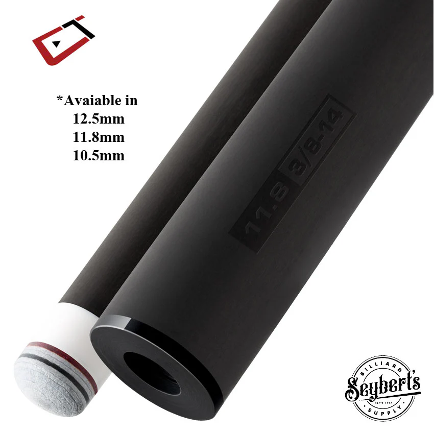 Cuetec Cynergy 3/8 x 14 -20mm Thin Collar Carbon Shaft