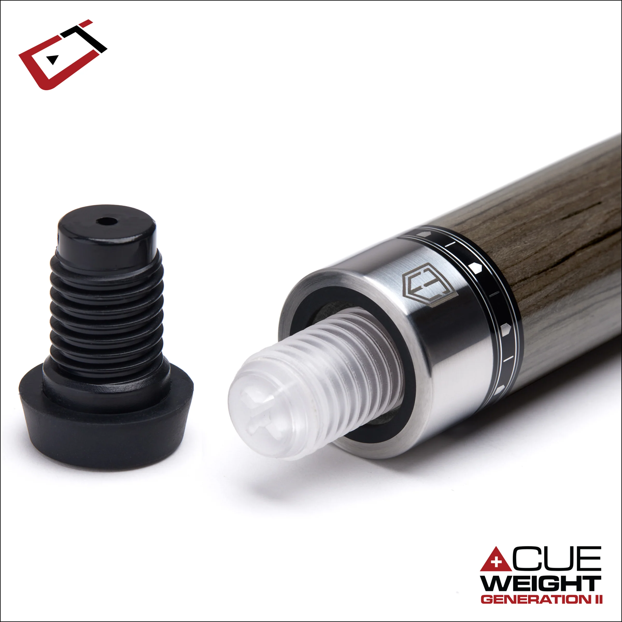 Cuetec Cynergy Truewood Walnut II Leather Wrap Pool Cue - 95-106LTW - Image 4