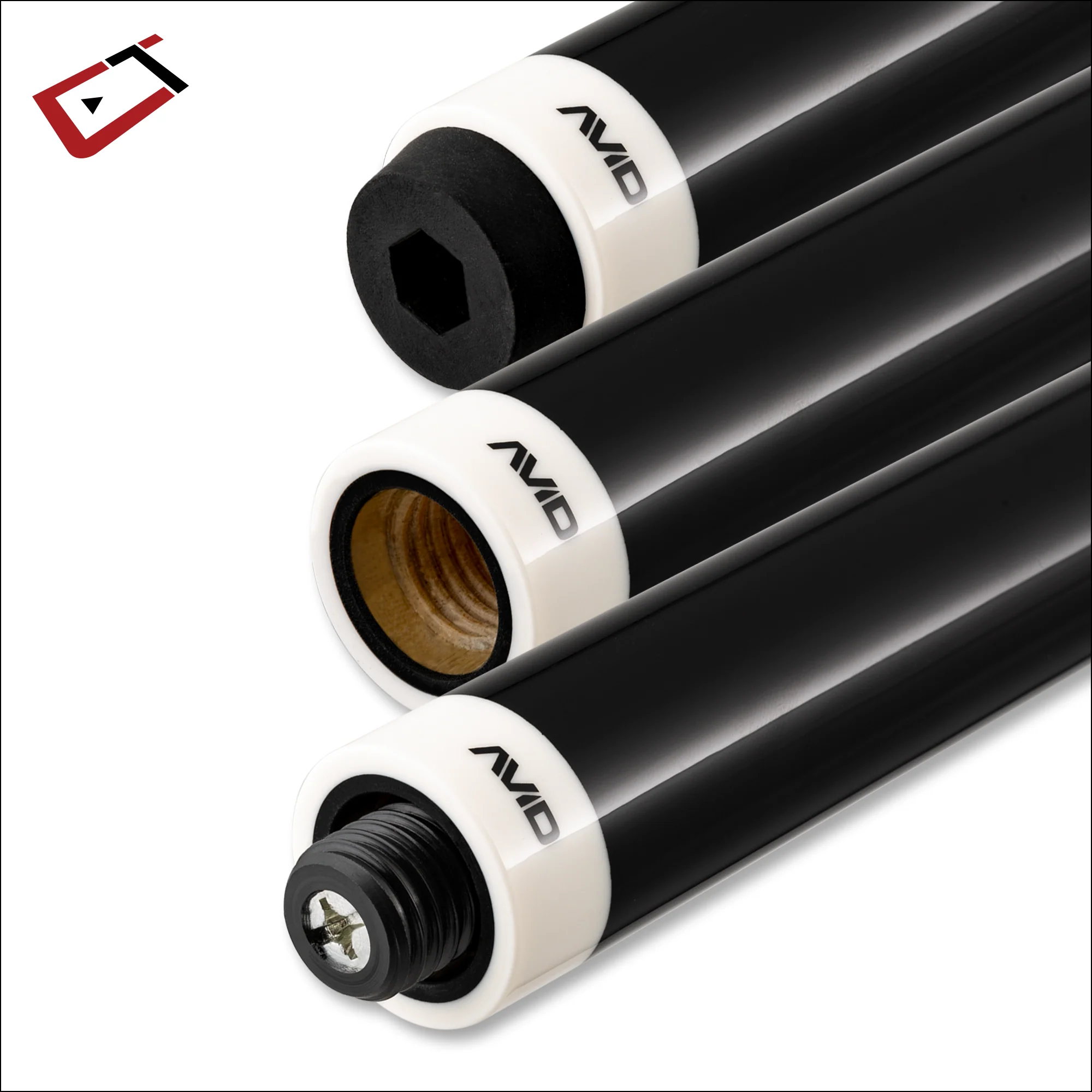 Cuetec AVID Era Sneaky Pete 4 Point Brown and Creme with Linen Wrap Pool Cue - Image 5