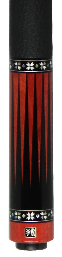 Cuelees Begonia Pool Cue with Black Sharkskin Wrap - LS-B08 - Image 2