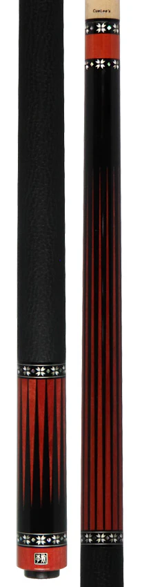 Cuelees Begonia Pool Cue with Black Sharkskin Wrap - LS-B08 - Image 3