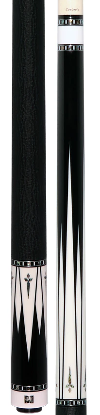 Cuelees Black Jade Dragon Pool Cue with Genuine Shark Skin Wrap - Image 5