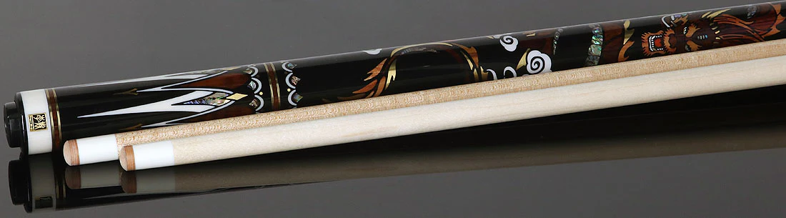 Cuelees Limited Editon Dragon Pool Cue with 2 Wood Shafts - CLEDRAGON - Image 3