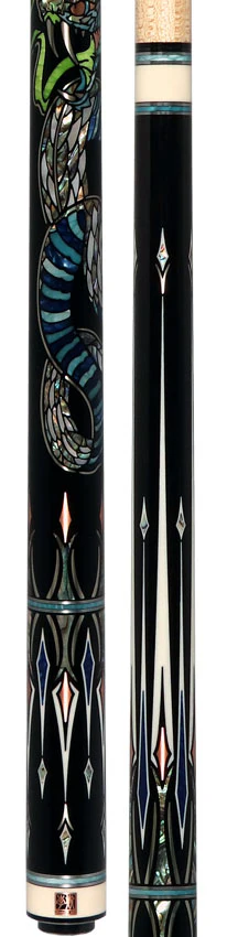 Cuelees Limited Editon Snake Pool Cue with 2 Wood Shafts - CLESNAKE - Image 5
