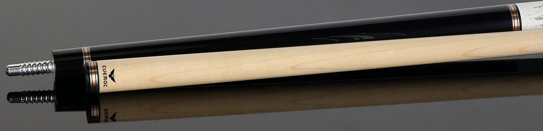 Cueroc Black Galaxy 1 Dymond Ebony Wood Pool Cue with Ring-Tailed Lizard Wrap - Image 4