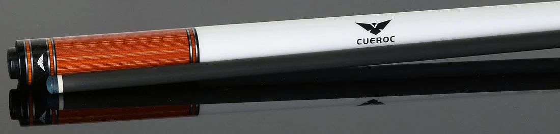 Cueroc Galaxy Dymond Tulipwood No Wrap Pool Cue with Carbon Fiber Shaft - Image 3