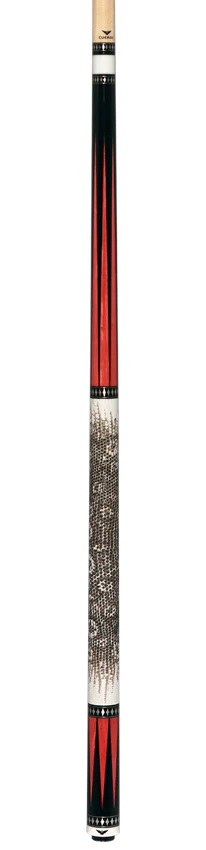 Cueroc Pterosaur 2  Ebony Dymondwood with Pink Dymondwood Points Pool Cue with Ring-Tailed Lizard Wrap - Image 6