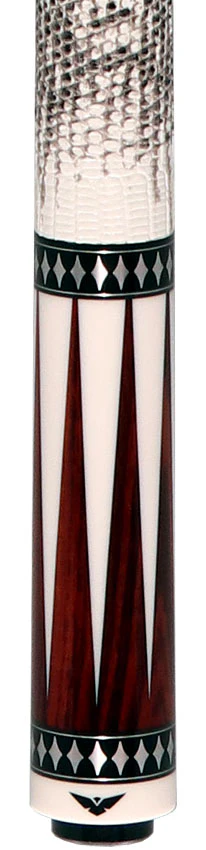 Cueroc Pterosaur Rengas with White Juma Points Pool Cue with Ring-Tailed Lizard Wrap - Image 2