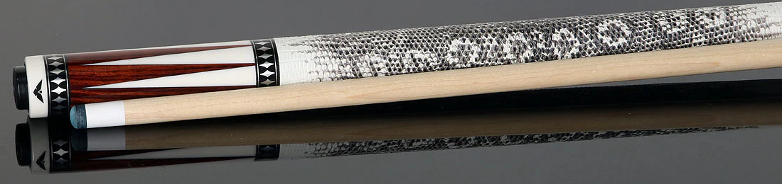 Cueroc Pterosaur Rengas with White Juma Points Pool Cue with Ring-Tailed Lizard Wrap - Image 3