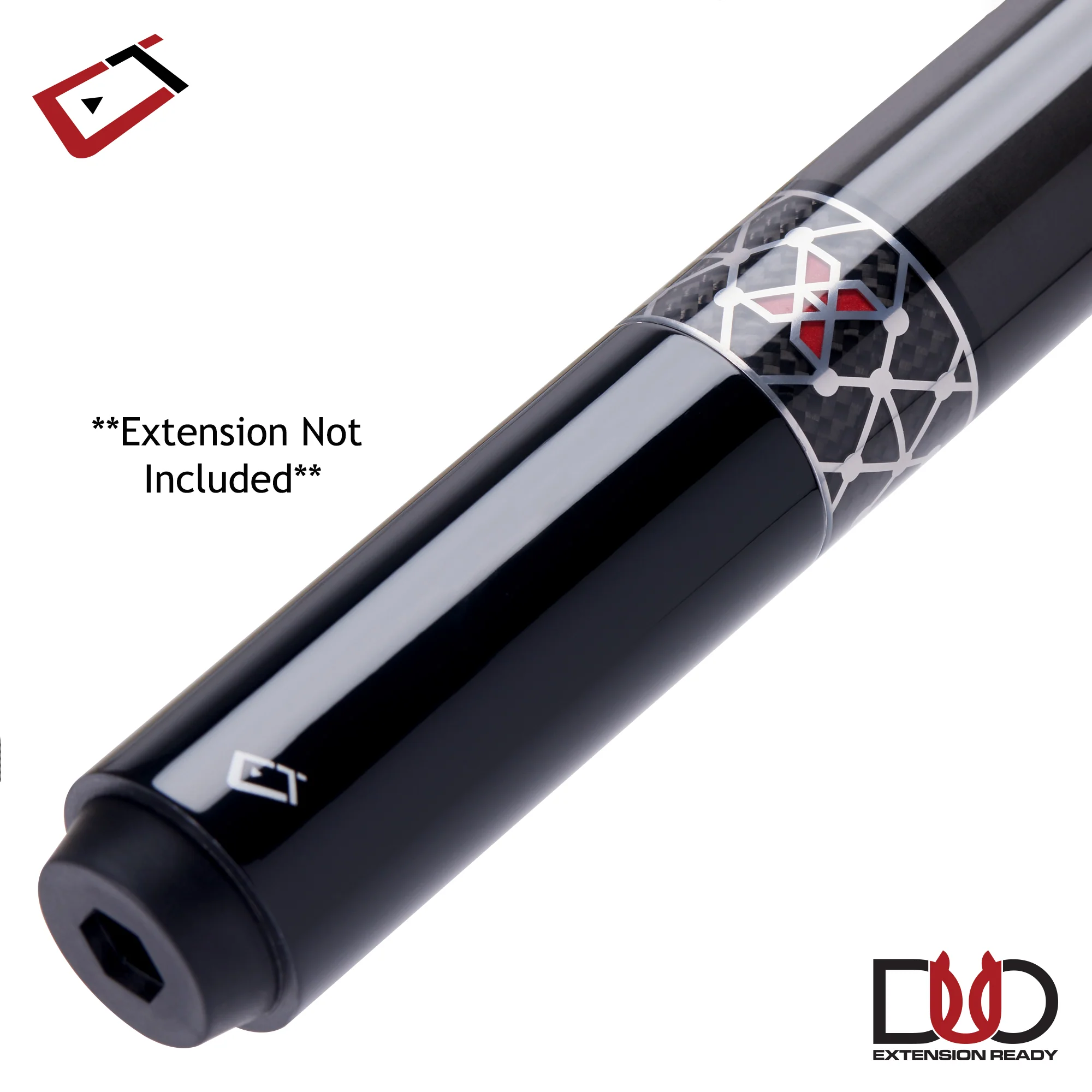 Cuetec Cynergy X Raw Black No-Wrap Pool Cue - 95-120 - Image 5