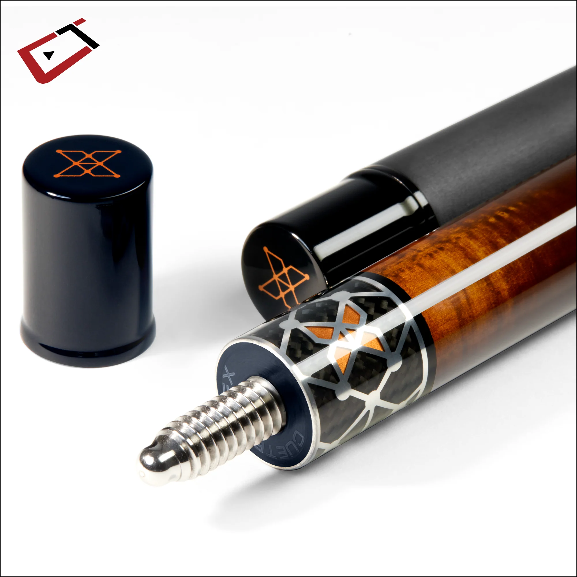 Cuetec Cynergy X Amber Black with Poly Wrap Pool Cue - 95-122UP - Image 4