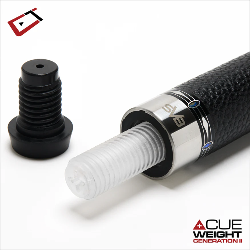 Cuetec Cynergy SVB Gen II White Play Cue with Leather Wrap - Image 5