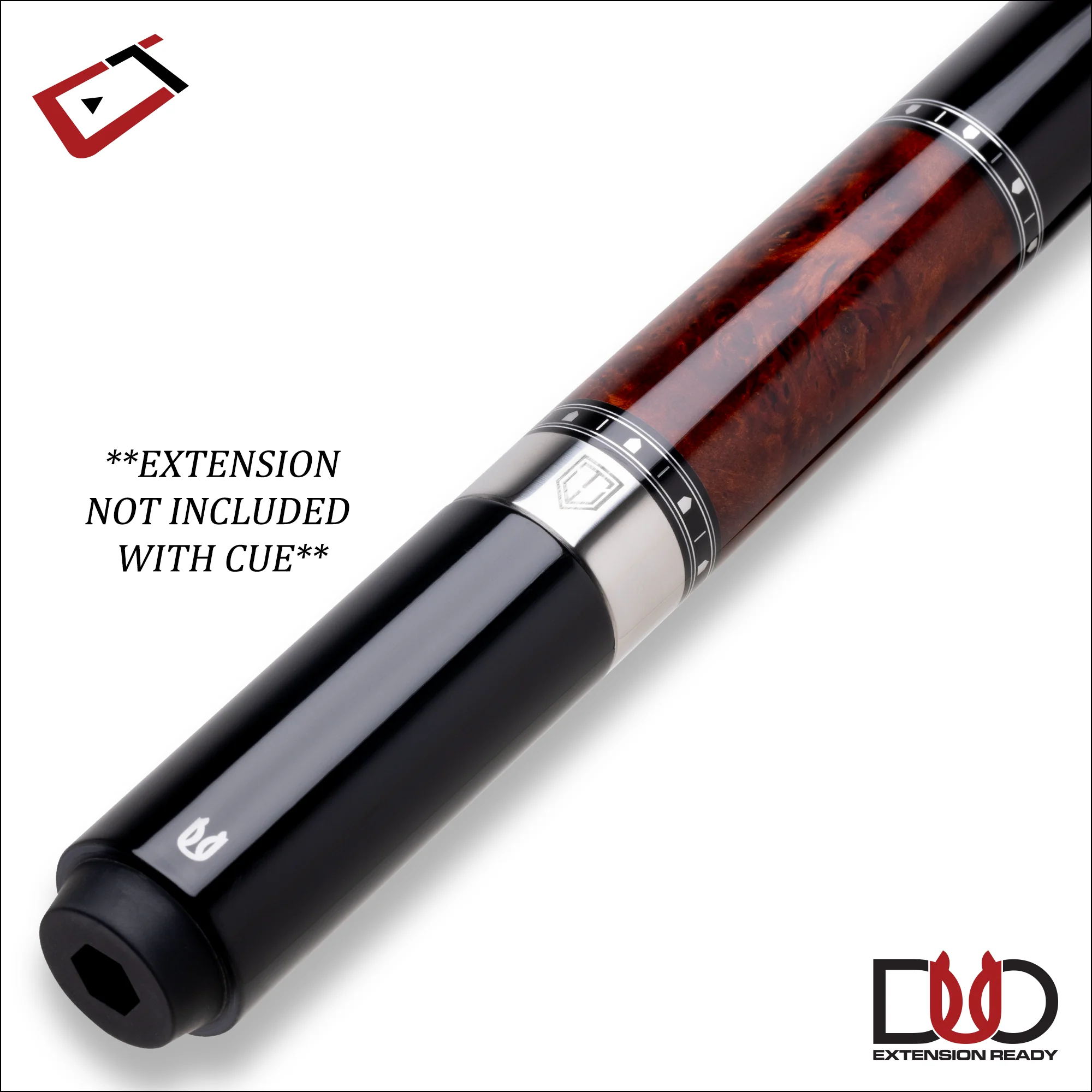 Cuetec Cynergy Truewood  Mappa Burl 2 Pool Cue - 95-112NW - Image 7