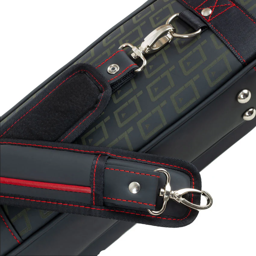 Cuetec Pro Line Black 4x8 Soft Professional Pool Cue Case - 95-751 - Image 5