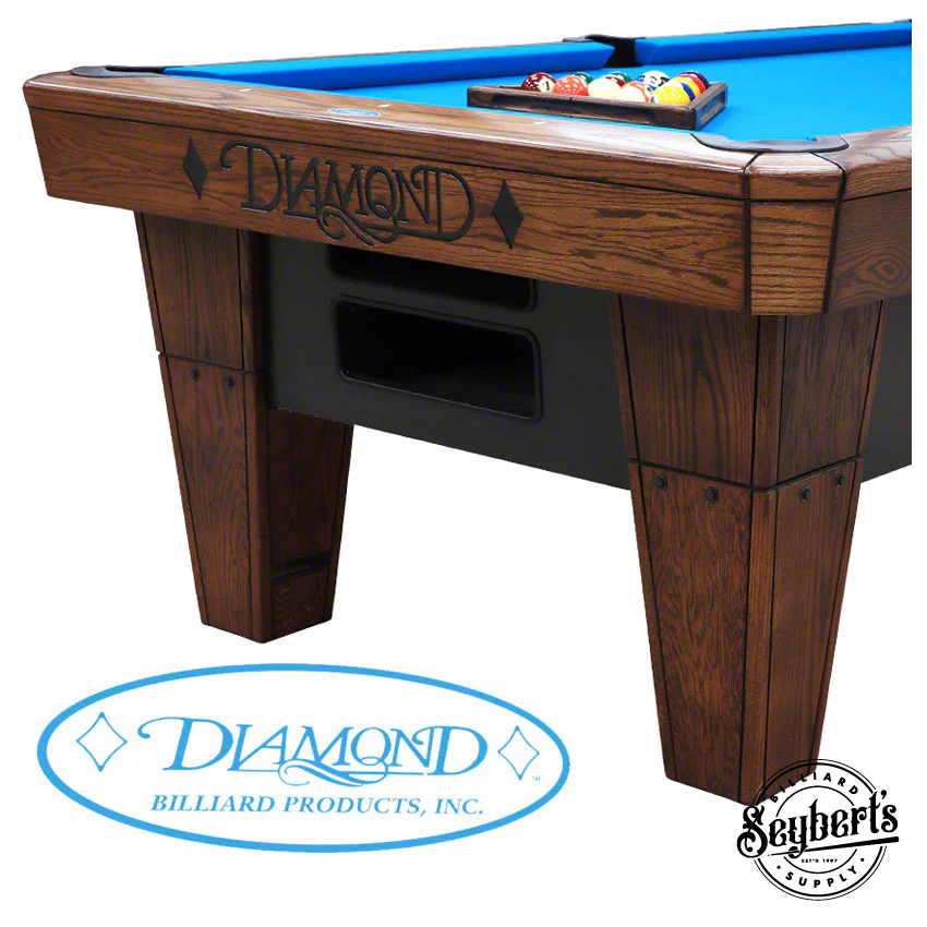 Diamond 7 Foot Pro Am Pool Table - Wood Legs - Image 4