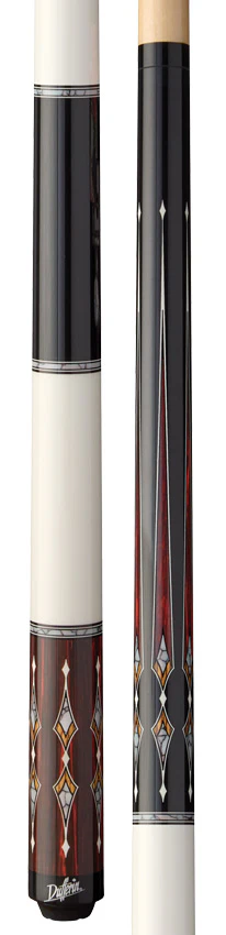 Dufferin Black/White and Rengas Wood Graphic Wrapless Pool Cue - Image 3