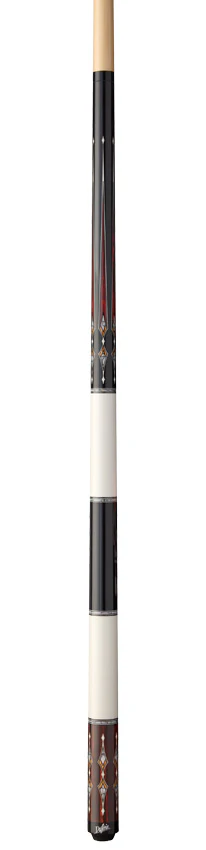 Dufferin Black/White and Rengas Wood Graphic Wrapless Pool Cue - Image 4