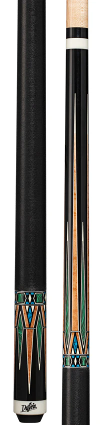 Dufferin Black and Green Malachite Play Cue - Image 3