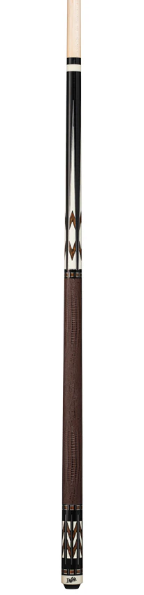 Dufferin Brown and Black with Leather Wrap Play Cue - D-SE52 - Image 4
