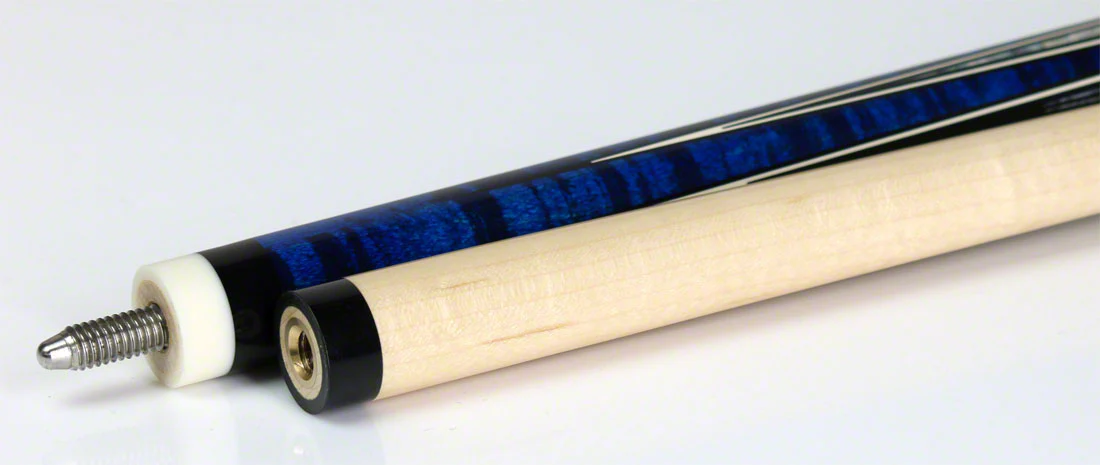 Dufferin 6 point Blue/Grey Graphic Pool Cue - D543 - Image 4