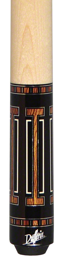 Dufferin Grey Stain 6 point Bocote Graphic Pool Cue - D545 - Image 2