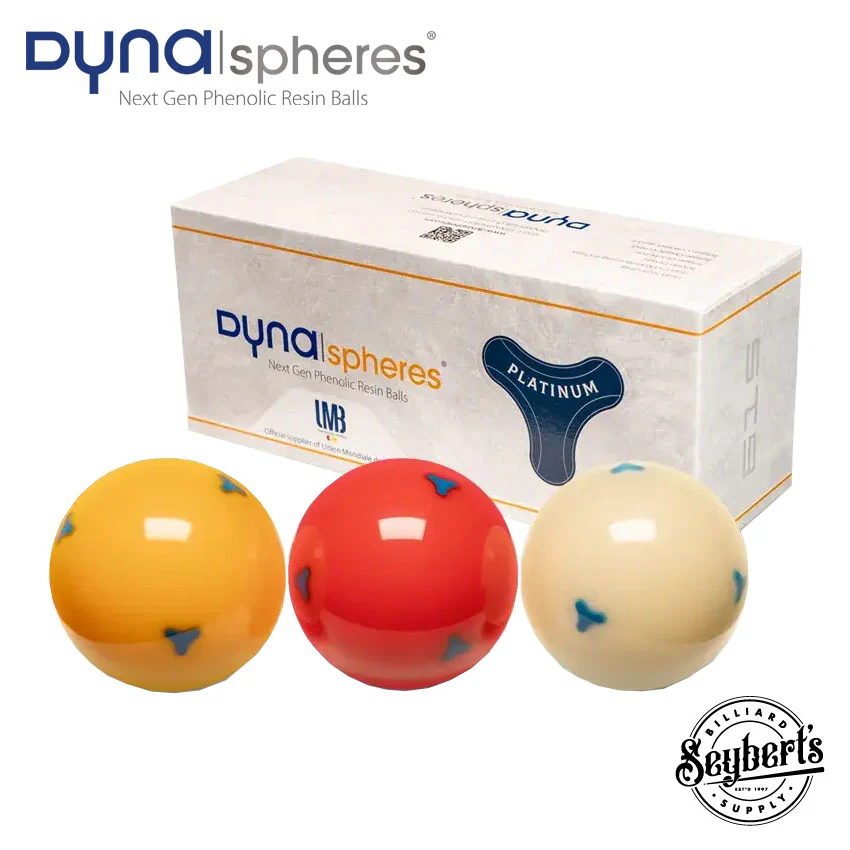 Dynaspheres Platinum 615 Carom Ball Set