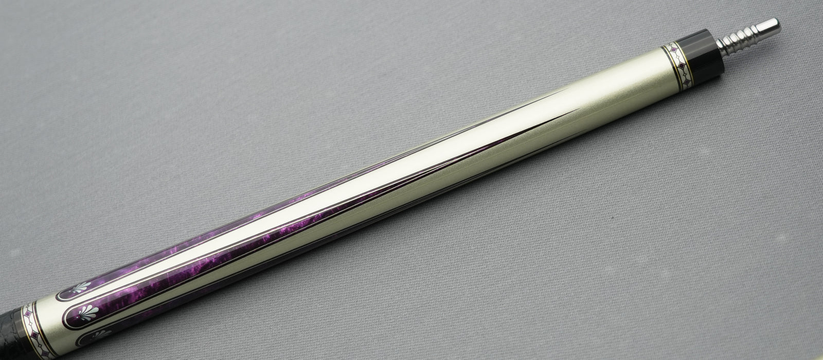 EVO Beast Amethyst Lion Leather Wrap Pool Cue Maxbing Edition - Image 4