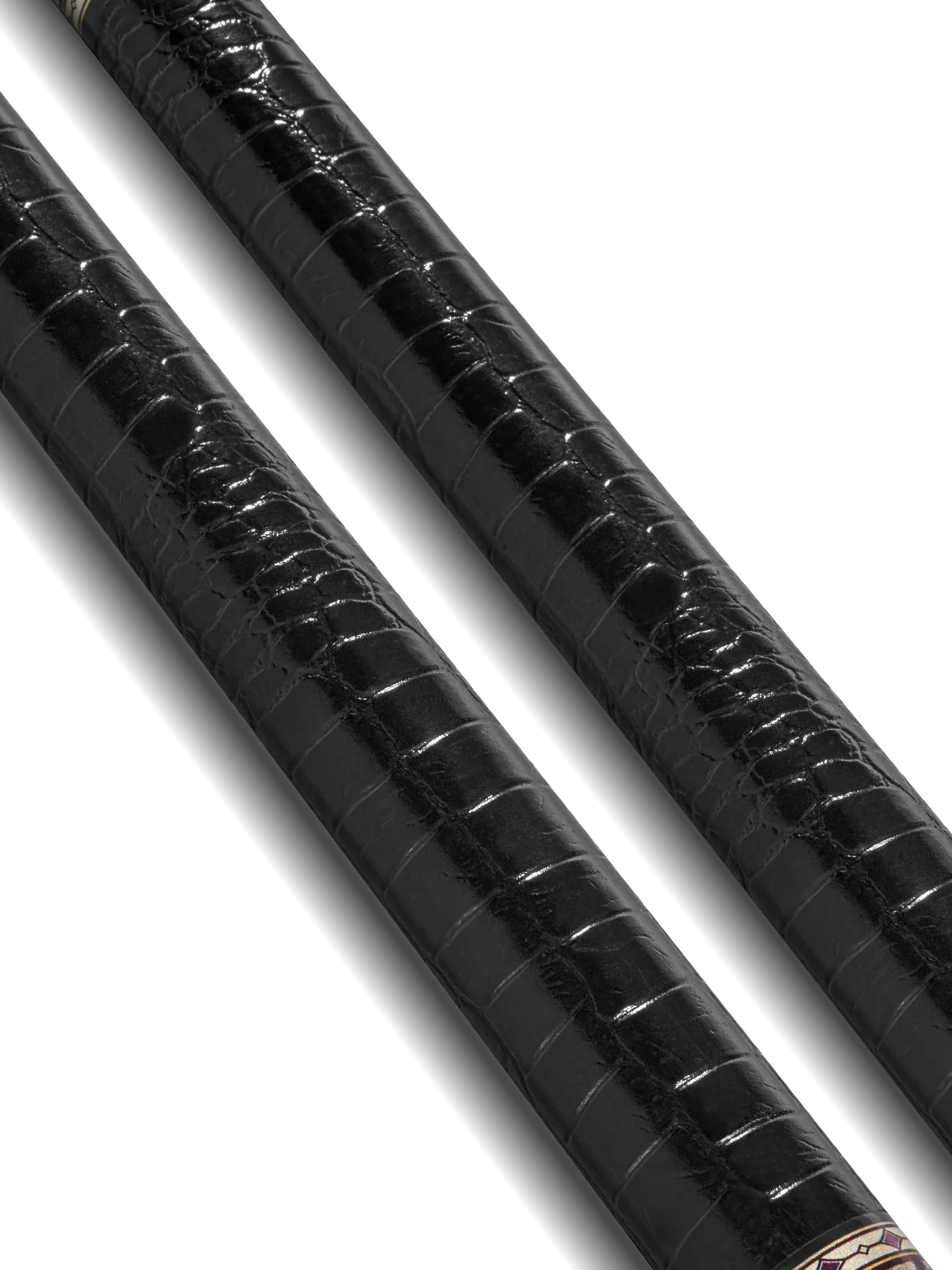 EVO Beast Amethyst Lion Leather Wrap Pool Cue - Image 4