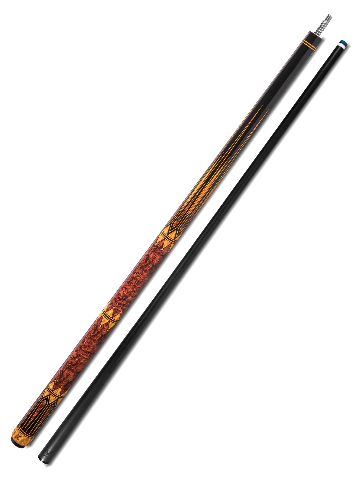 EVO Crystal Umber Crest No Wrap Pool Cue - Image 12